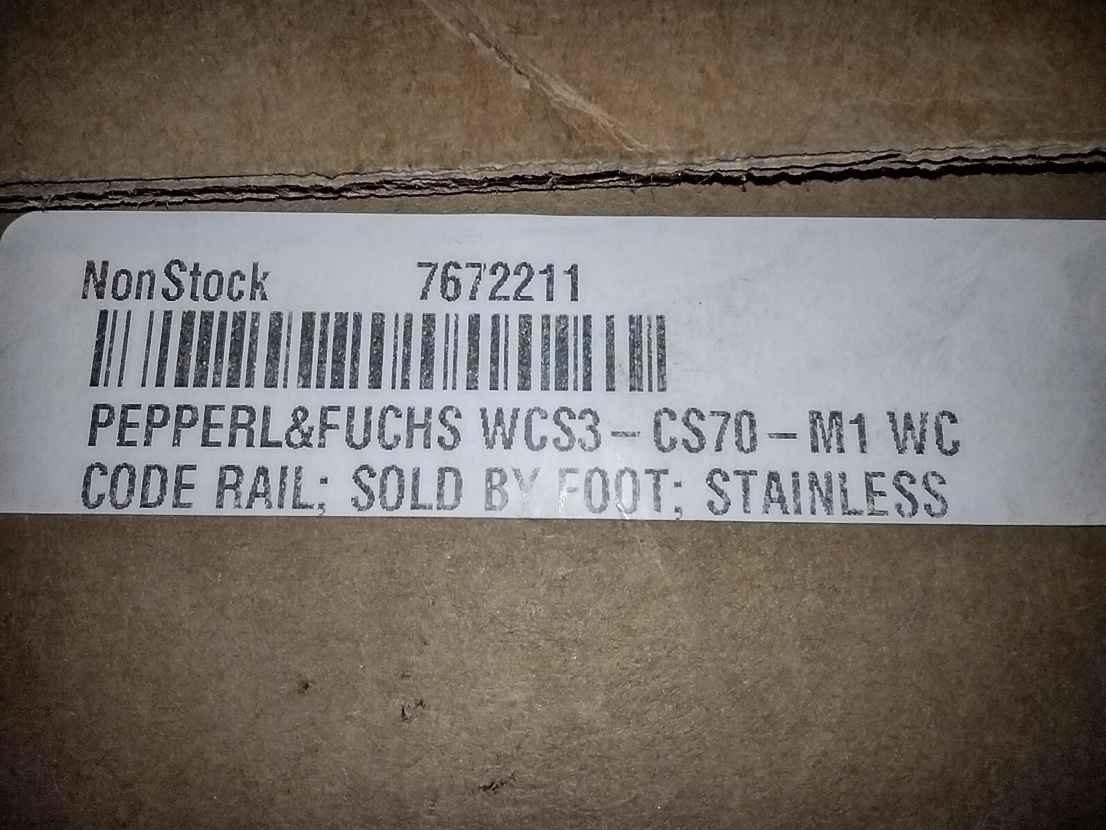 Pepperl+Fuchs 184071 WCS3-CS70-M1 Code Rail, 3.932 Meters