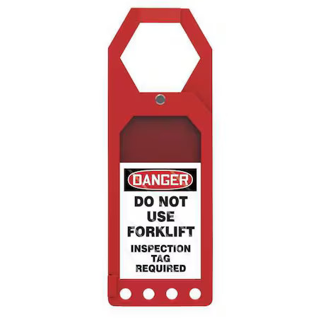 Accuform Tss904 Secure Status Tag Holder, Status Alert, Plastic, 10 In H X 3