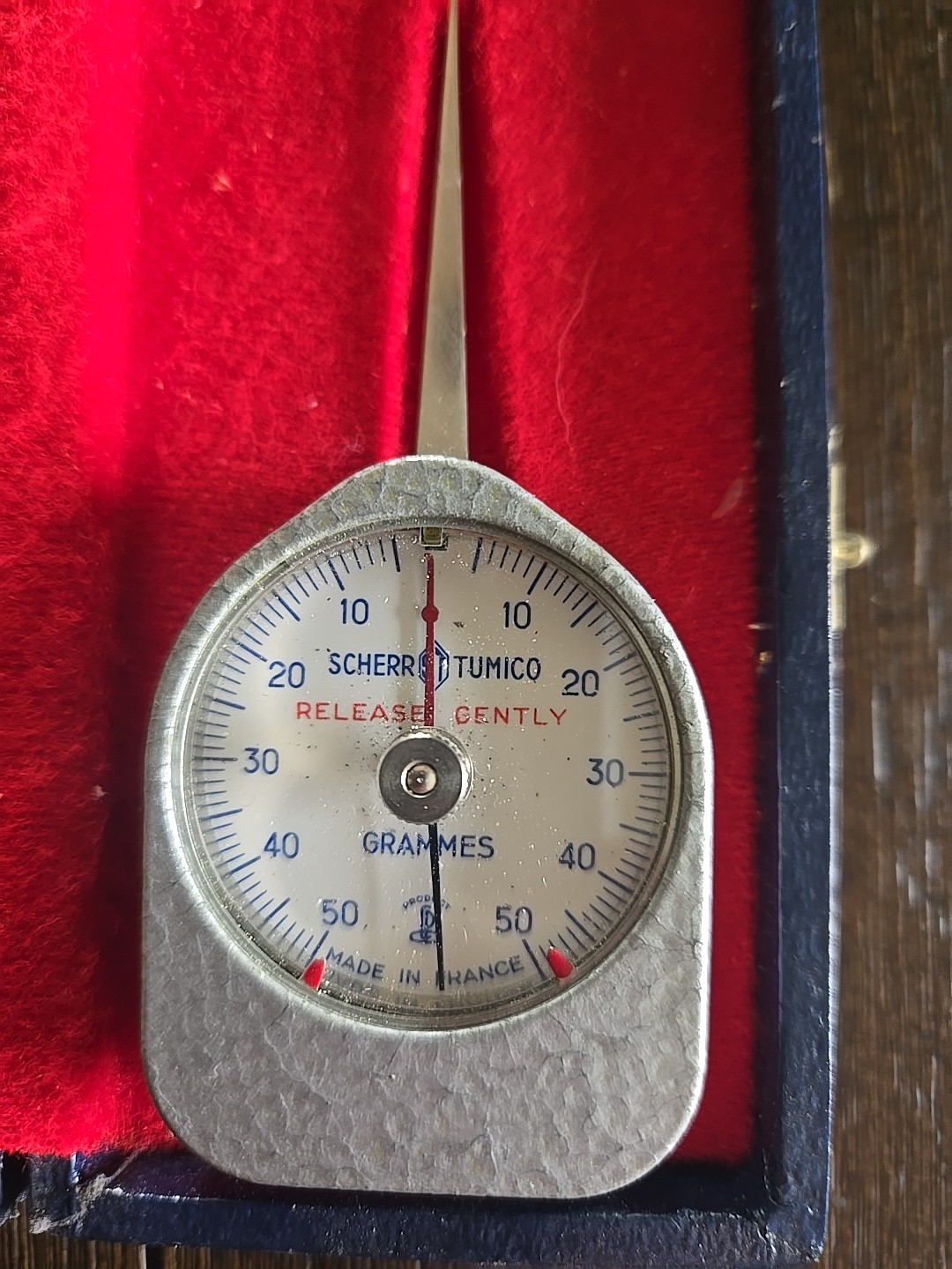 Scherr Tumico Force Tension Spring Scale Gauge – 50 Grams GHC-28