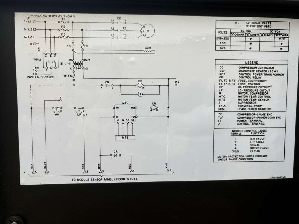 Multistack Water Cooled Chiller Model MS50B1A2W S/N: 11 08 20 w/ SWEP B45X60
