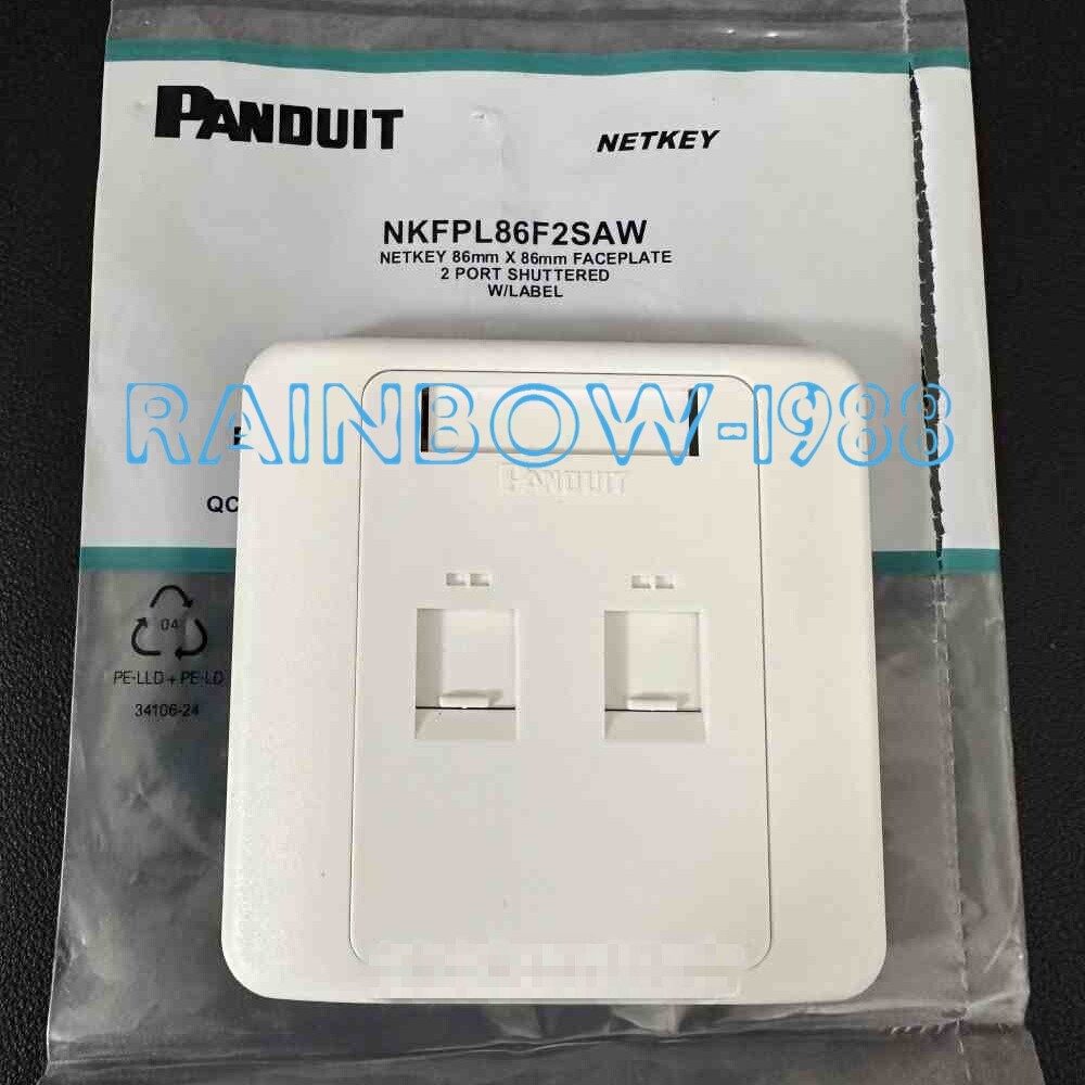 10PC FOR Panduit Dual Port Panel NKFPL86F2SAW