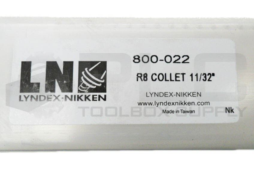 NEW LYNDEX-NIKKEN 800-022 R8 COLLET 11/32″