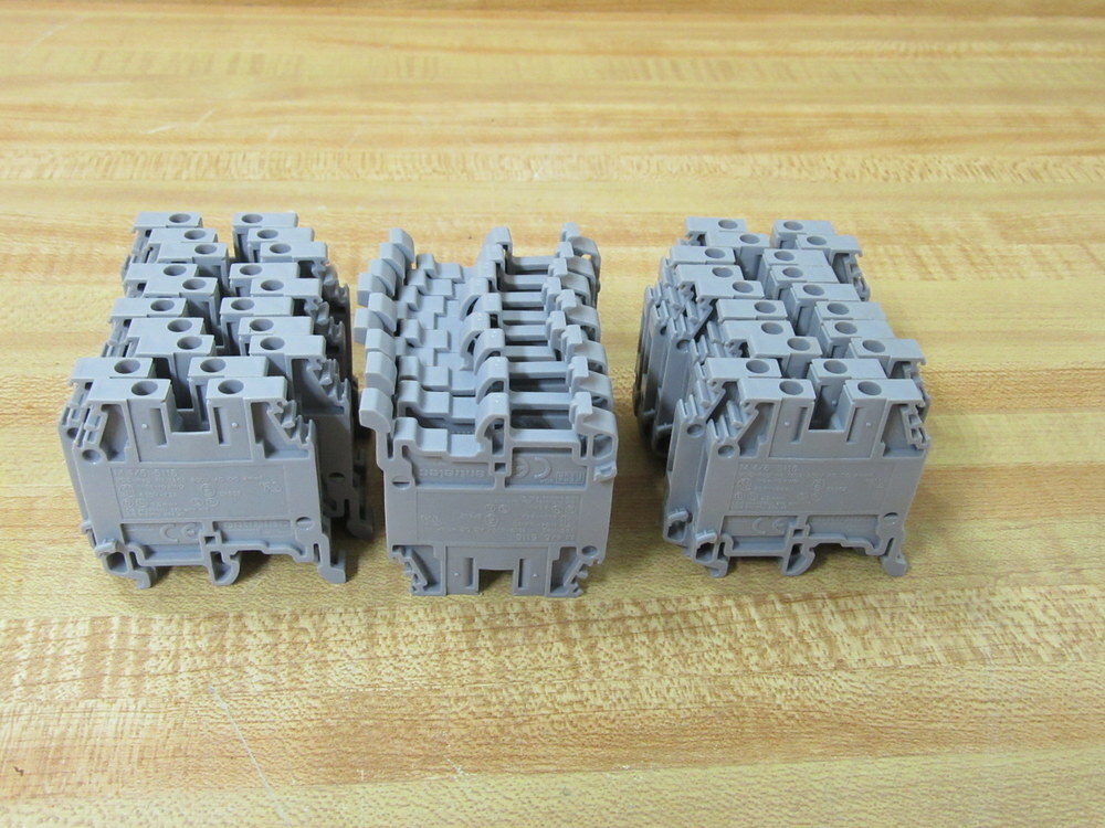 Entrelec ABB M4/6-5116 Block 1SNA115116R0700 Grey (Pack of 30)
