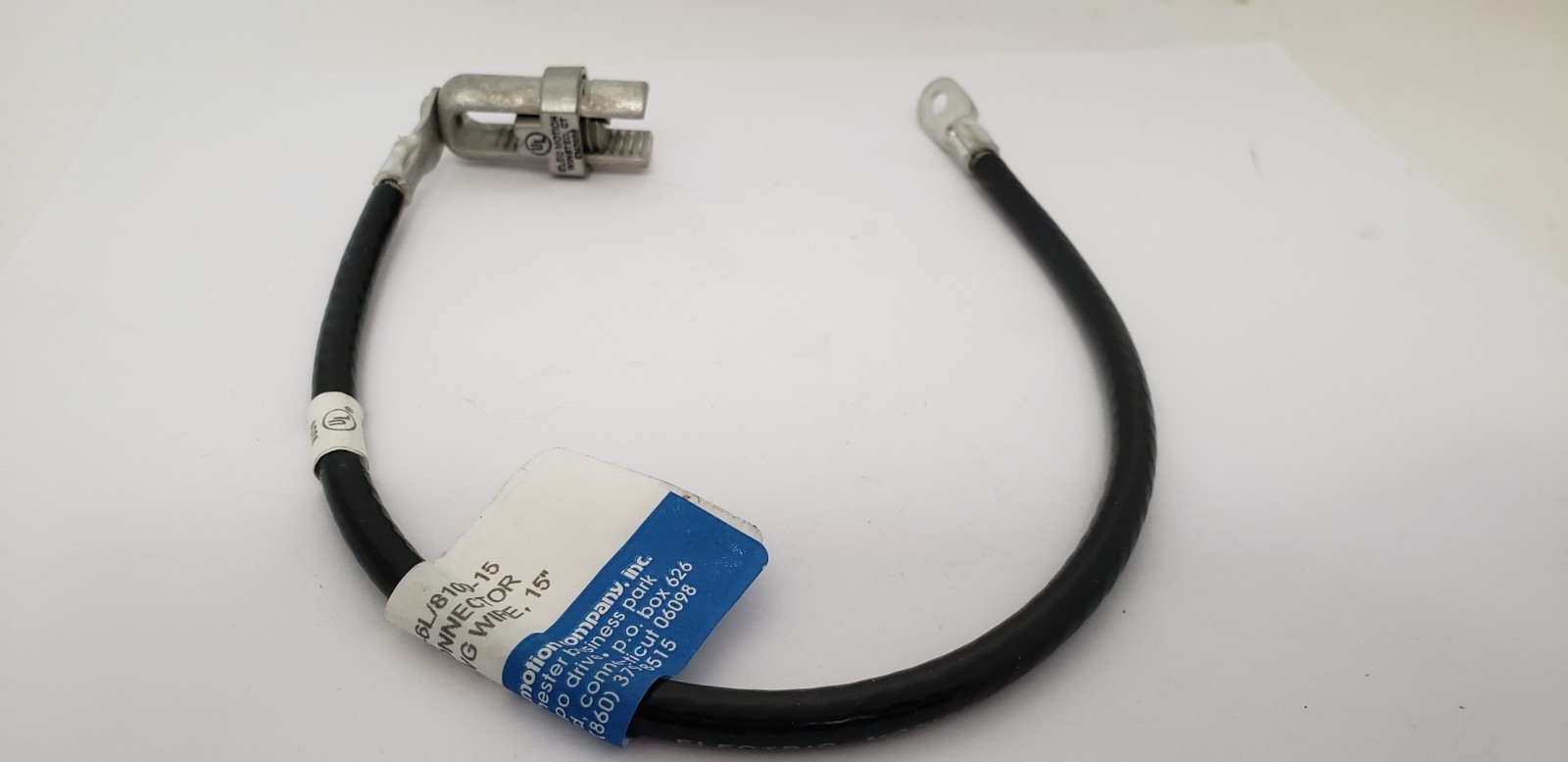 EMC EM3955-6L/8100-15 BSW CONNECTOR, W/#6 AWG WIRE, 15″, NNB