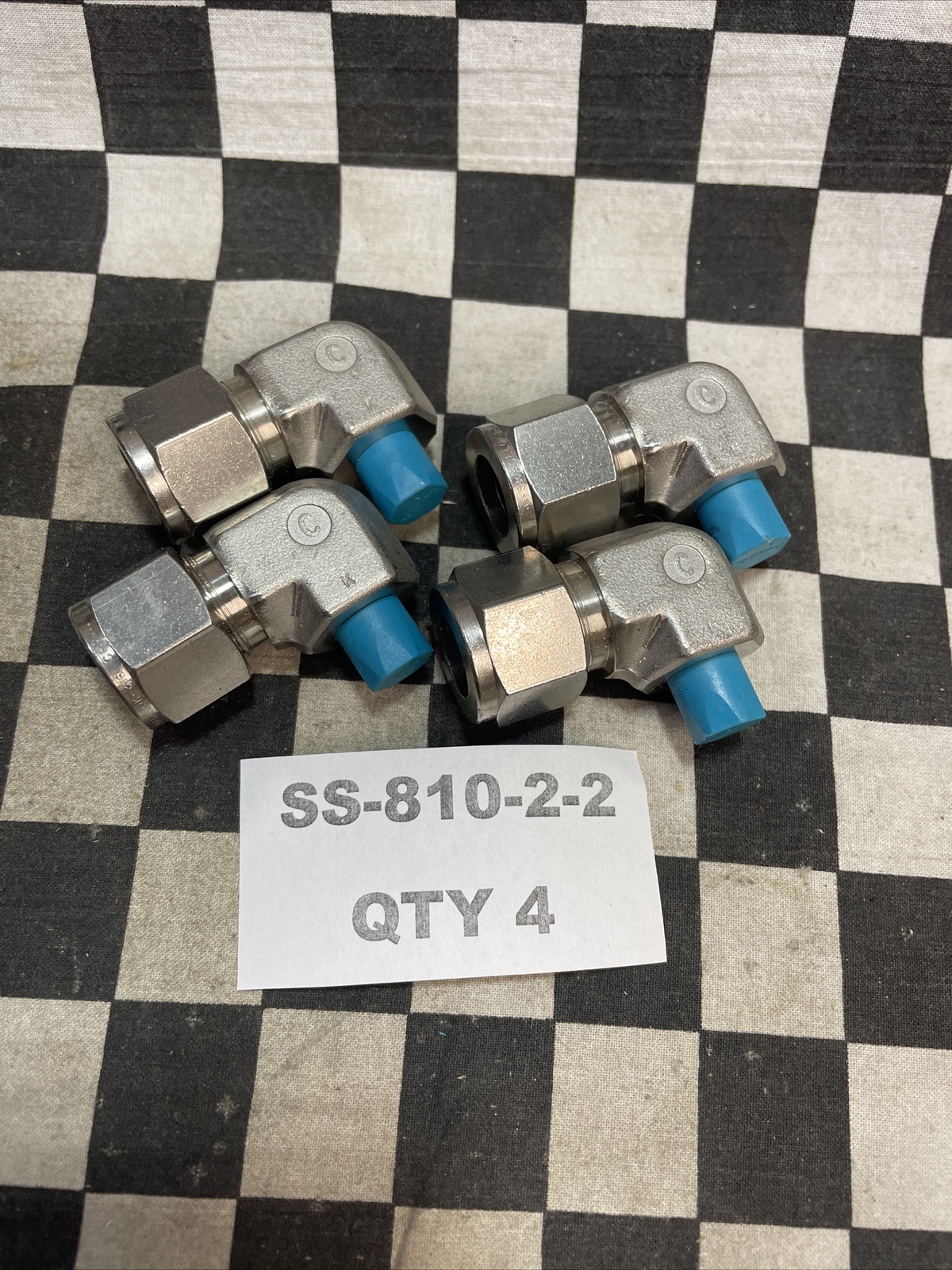 SWAGELOK SS-810-2-2, SS-810-1-2, ELBOW MALE 1/8″, LOT OF 6 SHIPSAMEDAY#1374V2