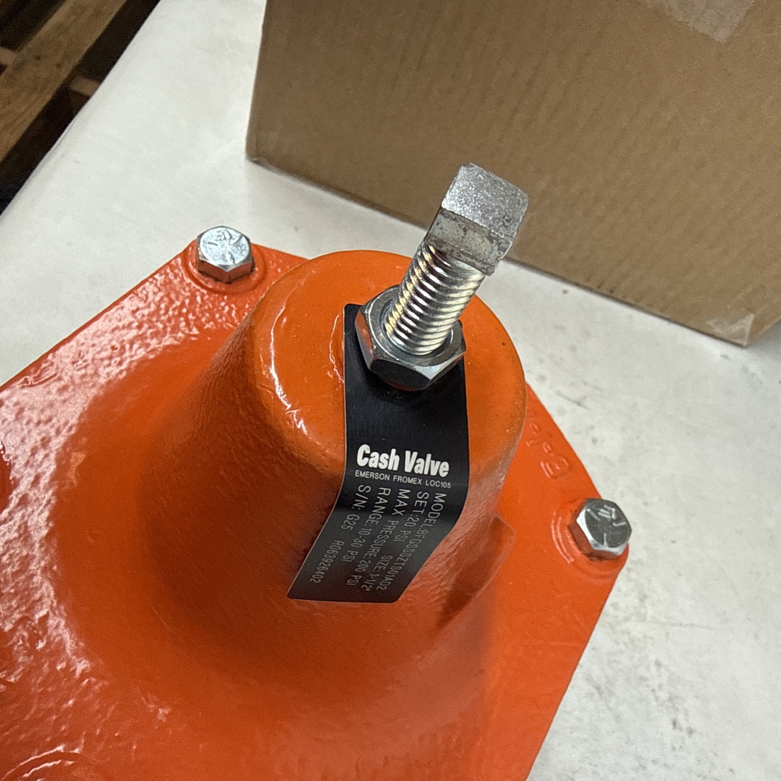 Cash Valve Bfgssszts01ad2 Pressure Regulator, Steam, 1-1/2″ Inlet