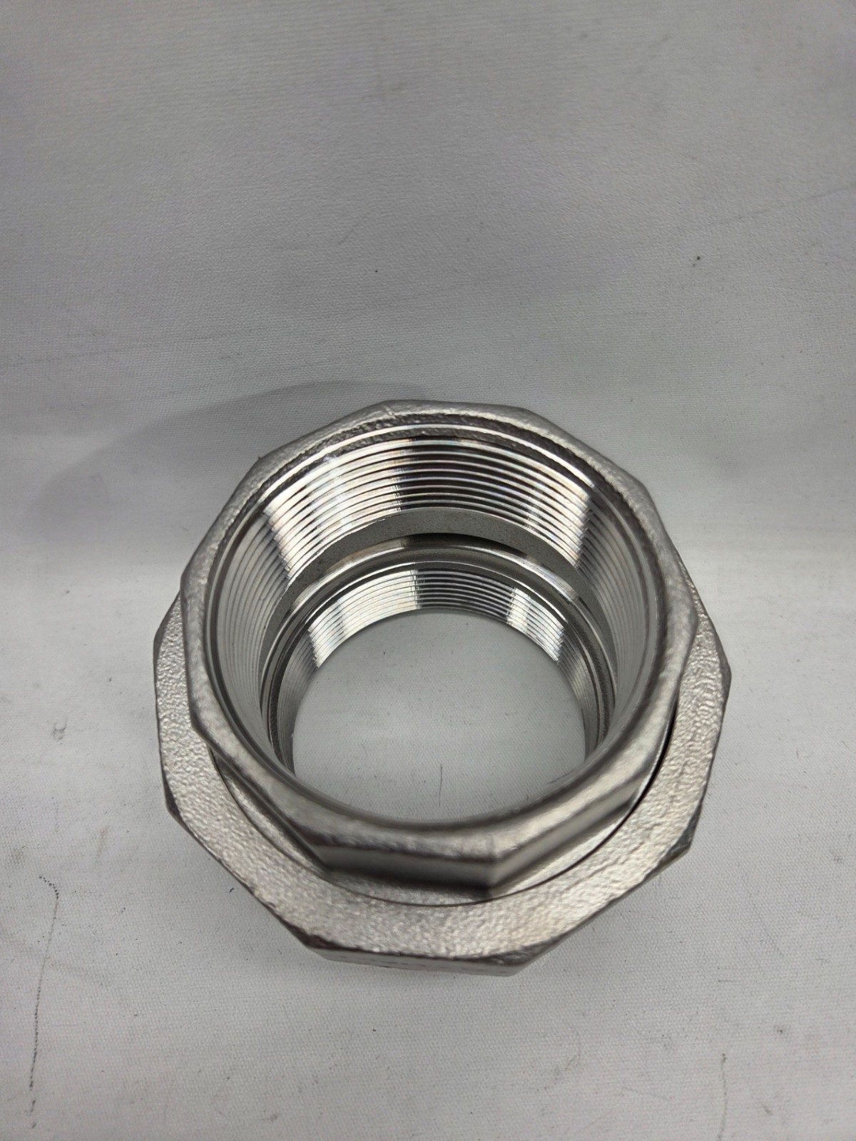 Pipe Union: 2″ Fitting, 304 Stainless Steel FNPT x FNPT, Threaded, 150 psi, New