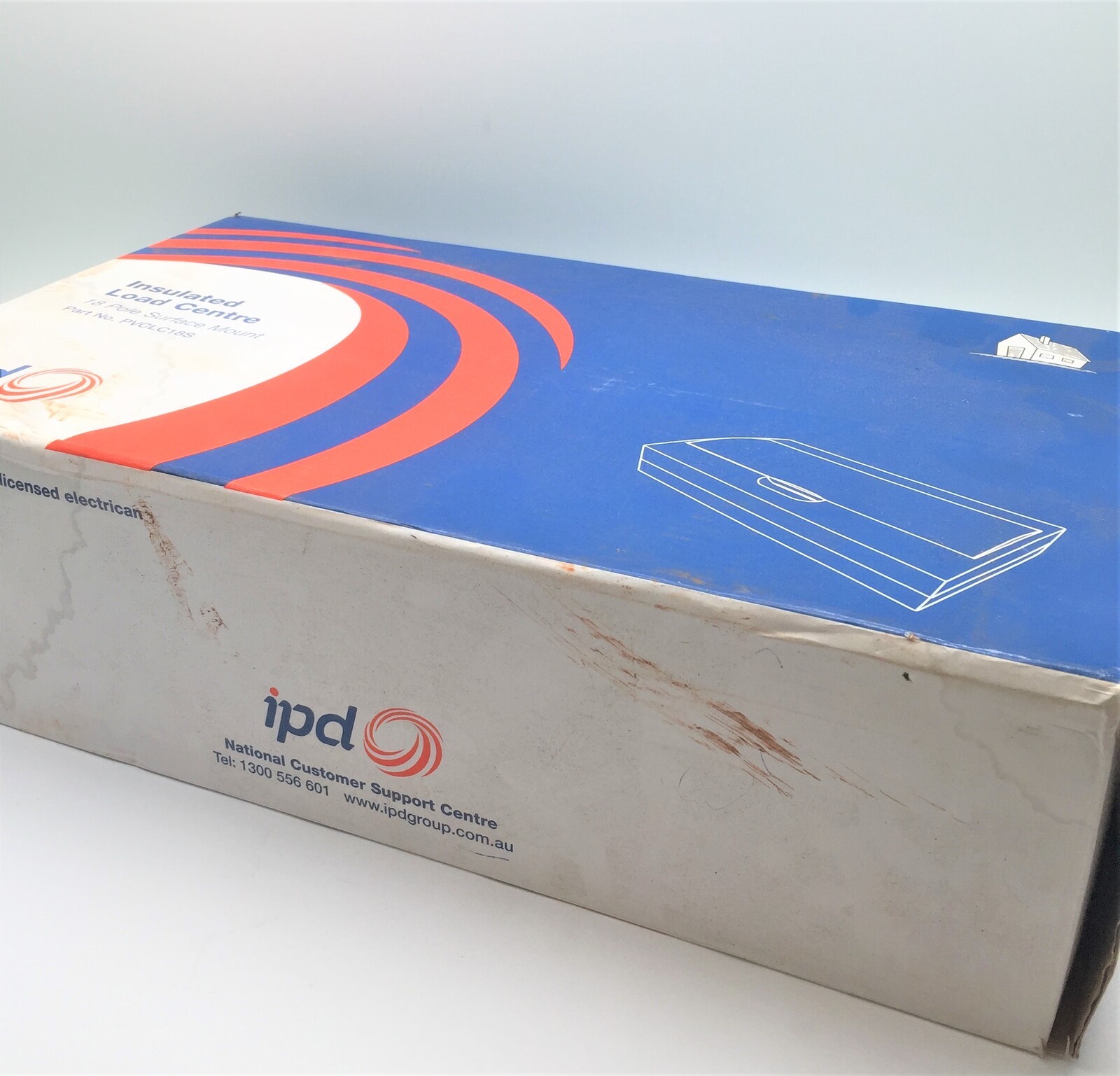 IPD PVCLC18S Insulated Load Centre 18 Mod Surface Mount Busbar DIN IP40