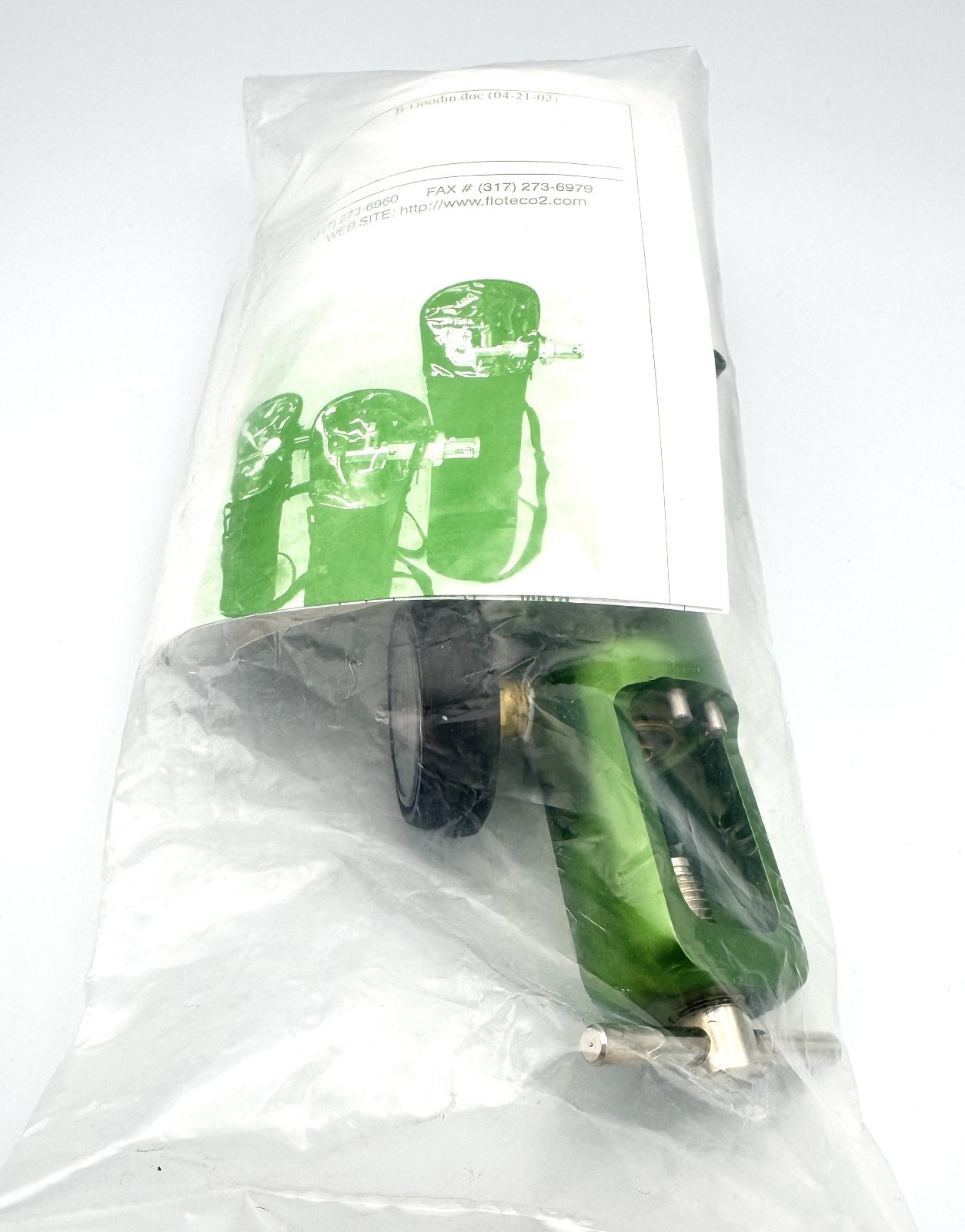 FLOTEC Regulator P/N 86680-2500 Green – 30 DAY WARRANTY