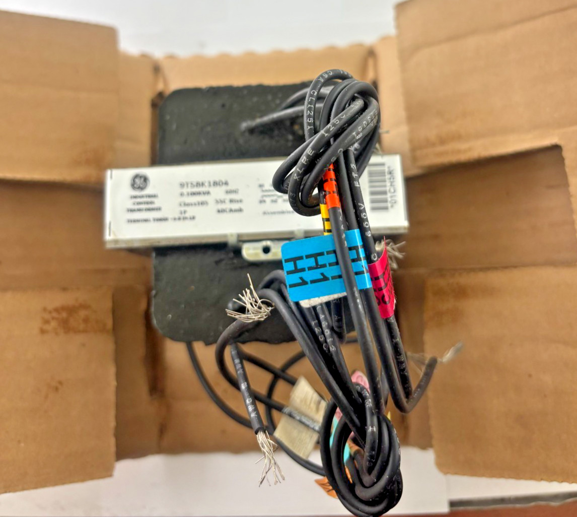 GE 9T58K1804 Core & Coil Transformer 120/240V 240/480V Single Phase Industrial