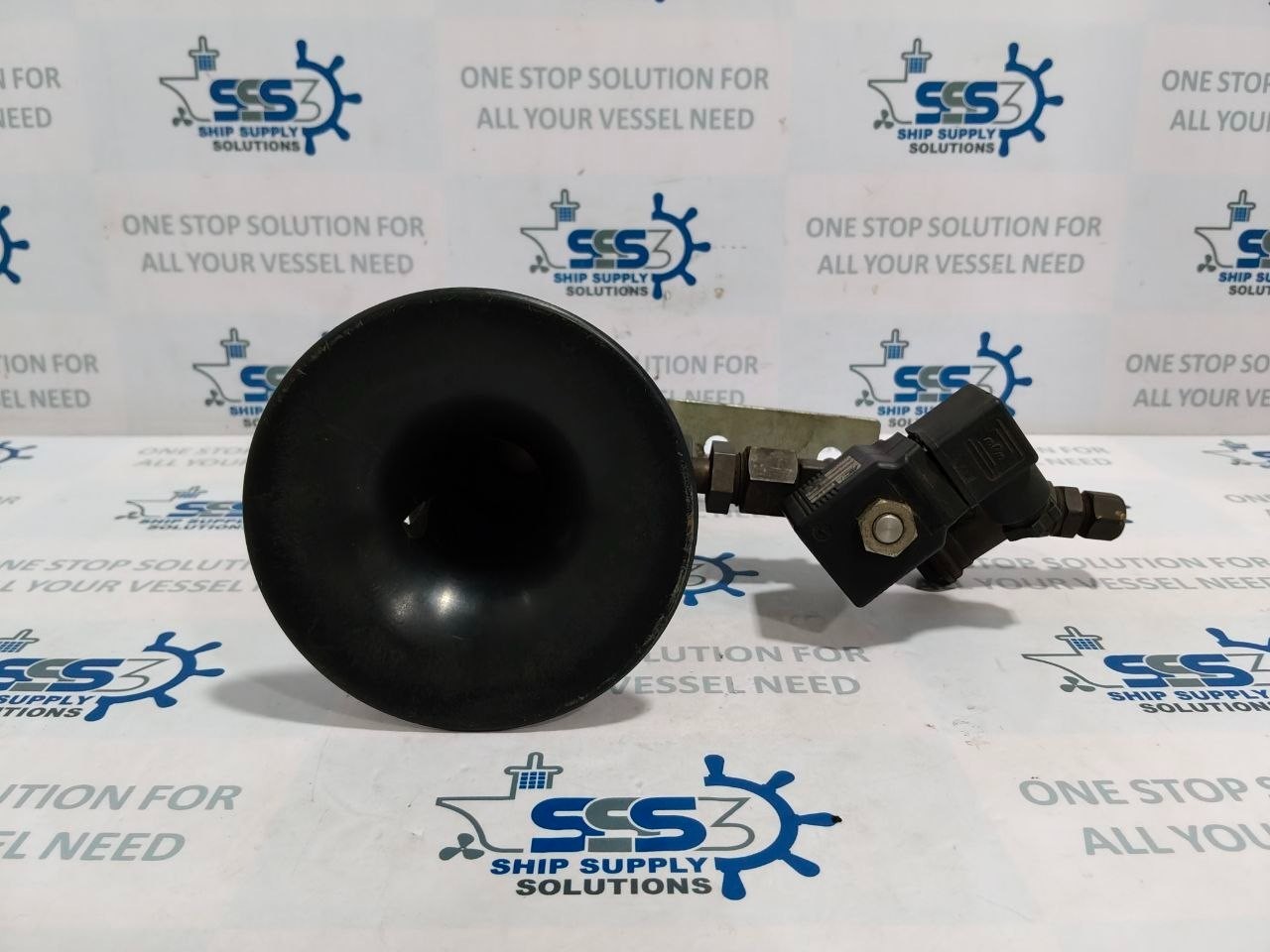 Kockum Sonics Tyfon MKT 75/800 Air Horn With Solenoid Coil 24VDC Sweden