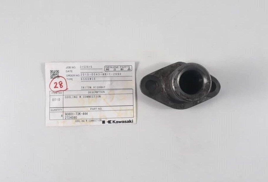 Cooling Water Connection Part No 90801-73K-444-2724590 For Kawasaki 8S60MCE