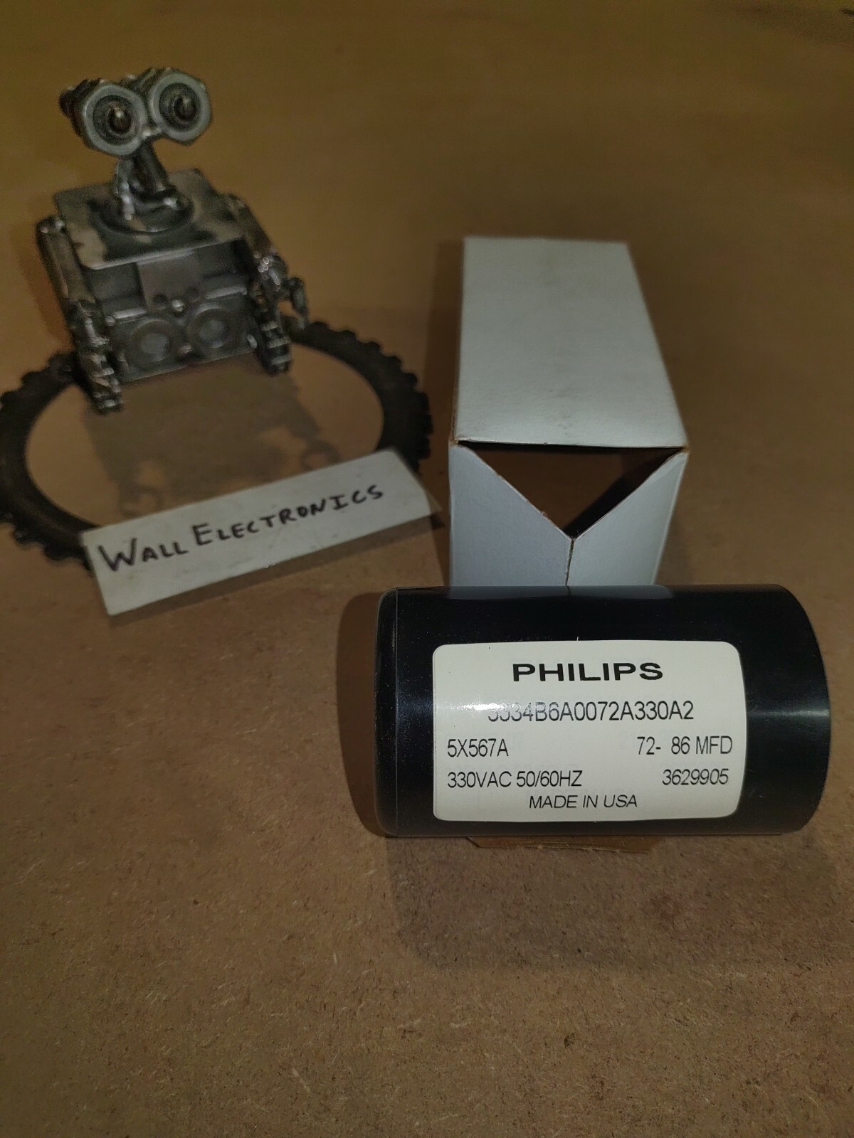 5X567A MOTOR START CAPACITOR 72-86 MFD, 330VAC, 50/60HZ =NIB=