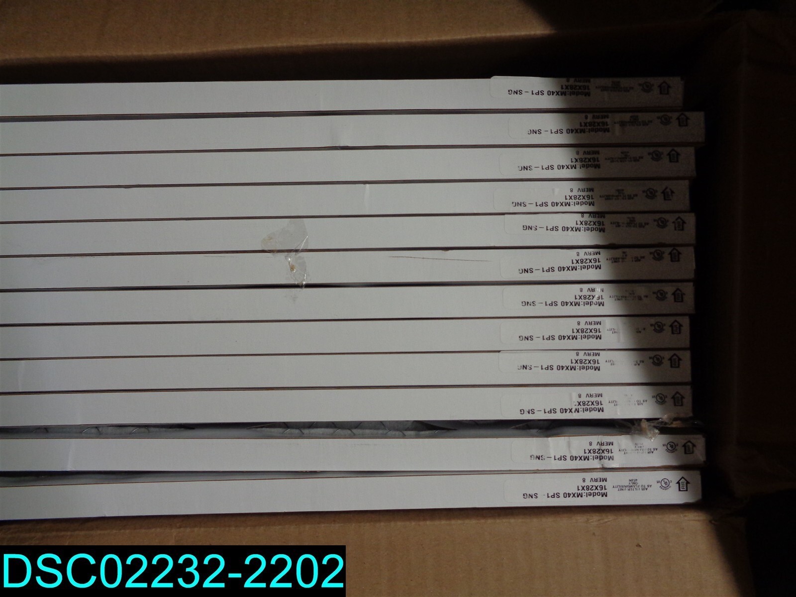 QTY=12: AIRGUARD MX40 SP1-SNG 16X28X1 MERV 8 0444101806