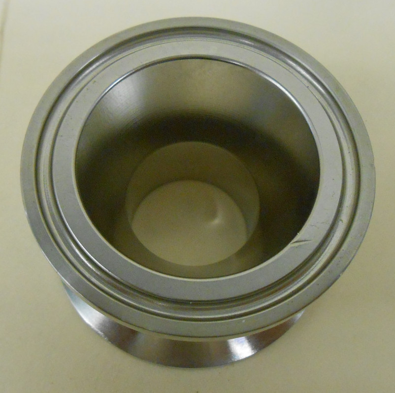 1-1/2″ TAPERED TO 1″ SANITARY ADAPTER 1-1/4″ (L) FLANGE TO FLANGE