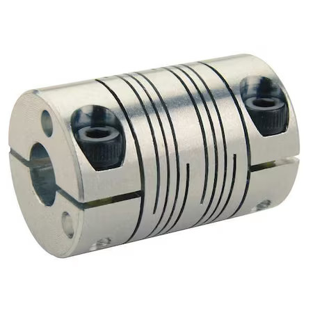 Ruland Fcr24-12-6-A Coupling, 6 Beam Clamp, Bore 3/4 X 3/8 In