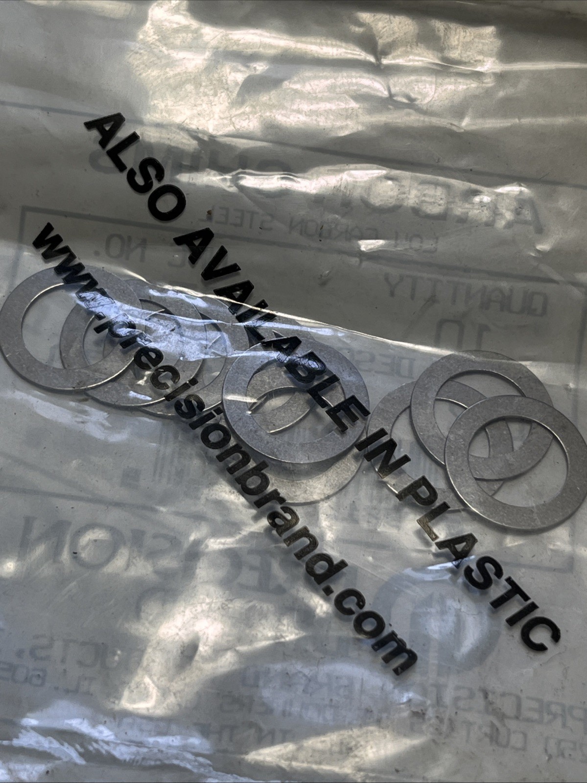 (20) ARBOR SHIMS 1/2×3/4x .020 PART # 25133 LOW CARBON STEEL USA MADE