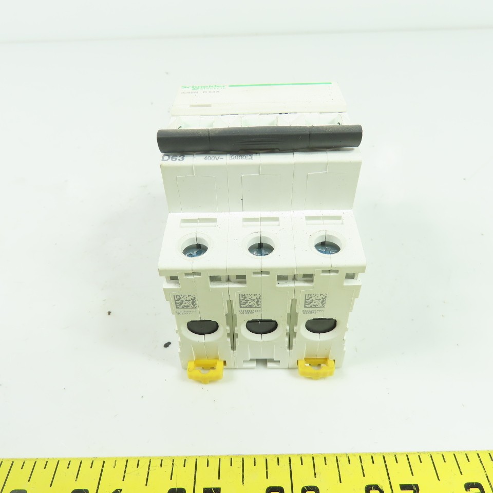Schneider Electric IC65N D 63A Miniature Circuit Breaker 400V 50/60Hz