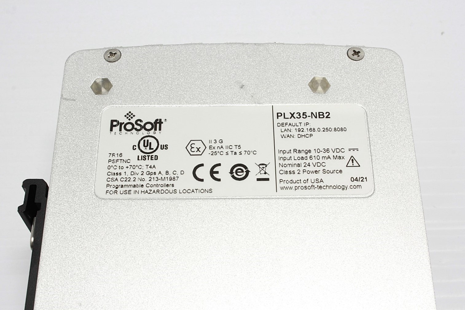 NEW ProSoft PLX35-NB2 Network Bridge