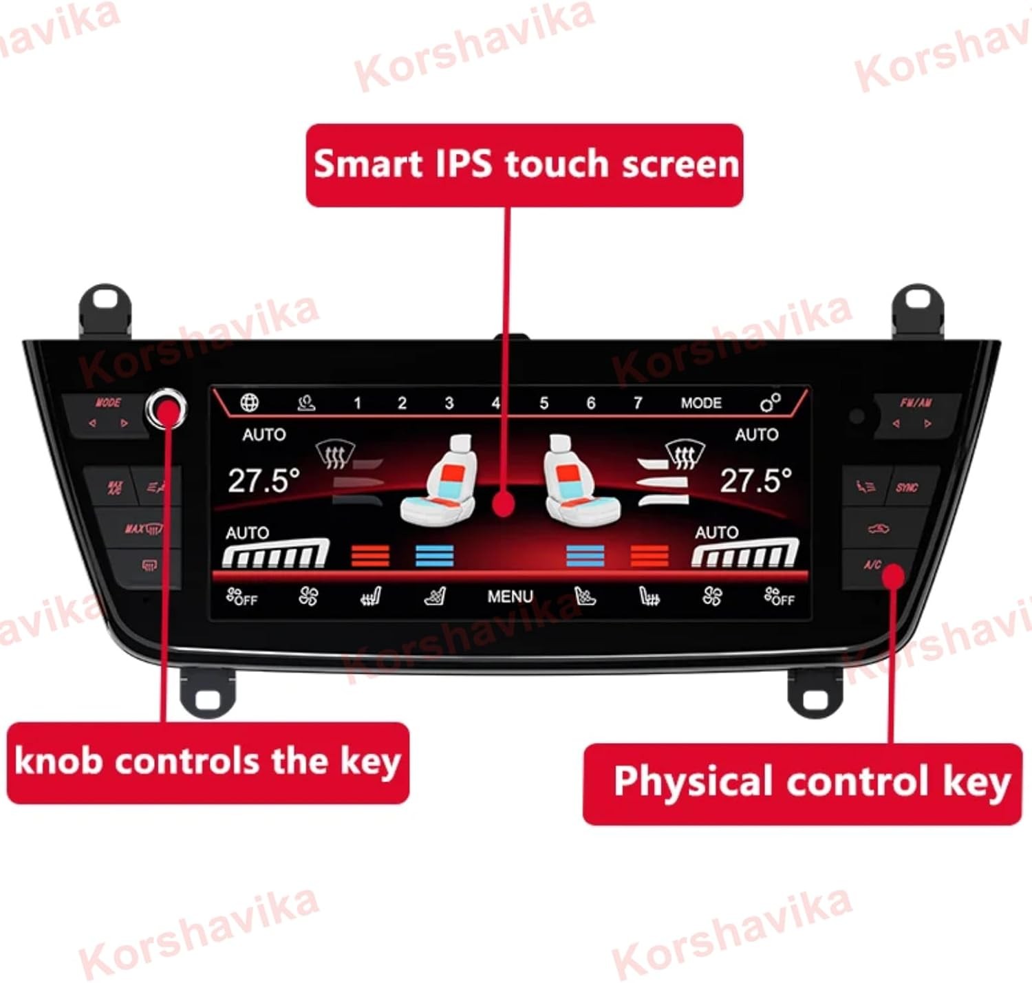 8.8in LCD Touch Screen Car AC Panel BMW 3 4 Series F30