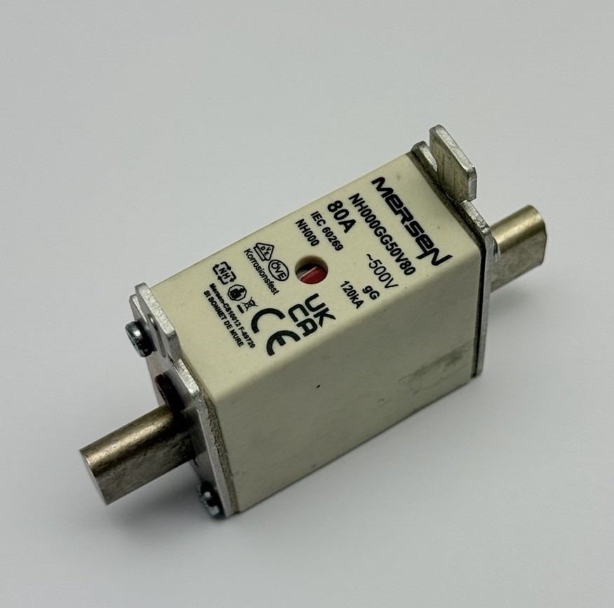 MERSEN NH000GG50V80 FUSE, 500V, 80A