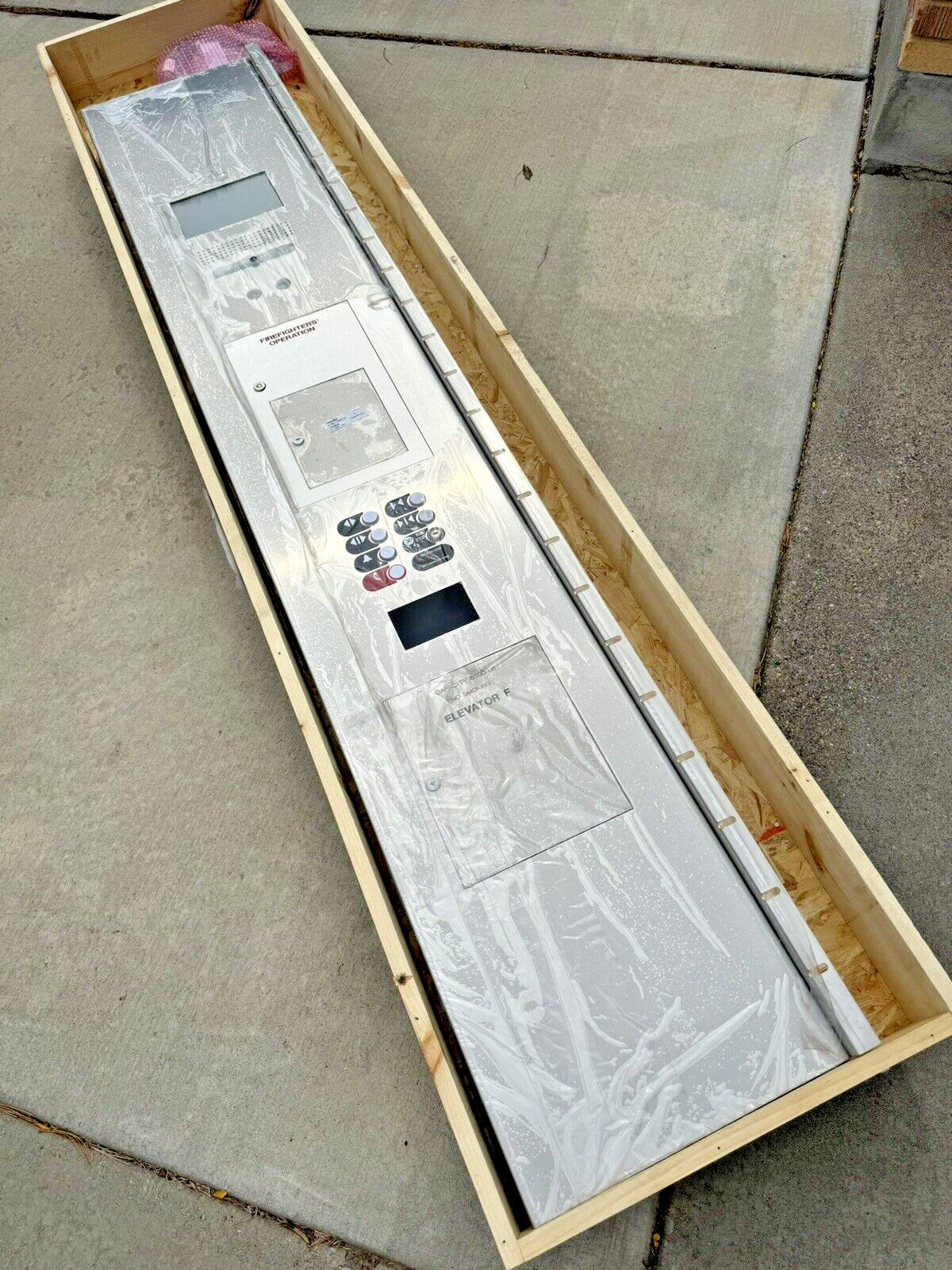 (2) NEW OTIS NSAA ELEVONIC R SERIES SYSTEM ELEVATOR CAR DISPLAY PANEL FIXTURE