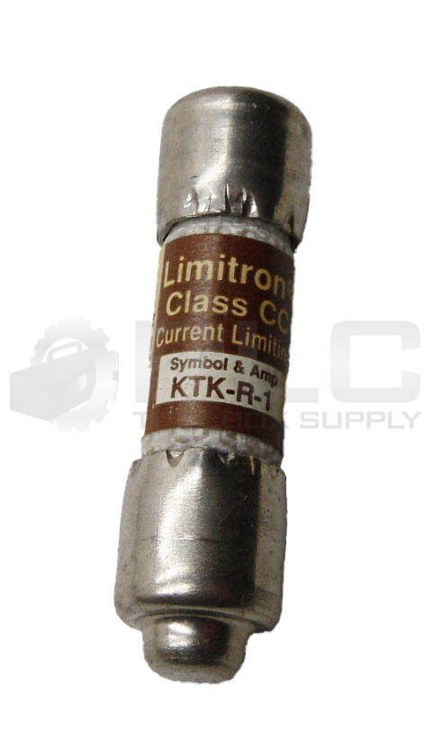 LOT OF 9 NEW BUSSMANN KTK-R-1 LIMITRON FUSE 1A 600VAC