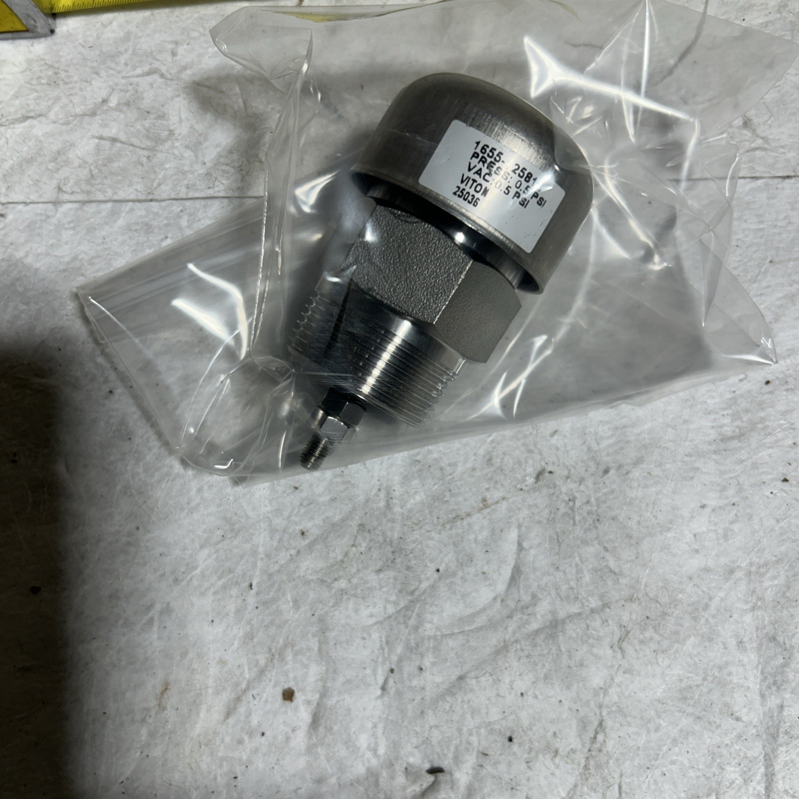 GITS #1655-125815 1-3/4”NPT S.S. Dual Purpose Pressure/Vacuum Relief Vent