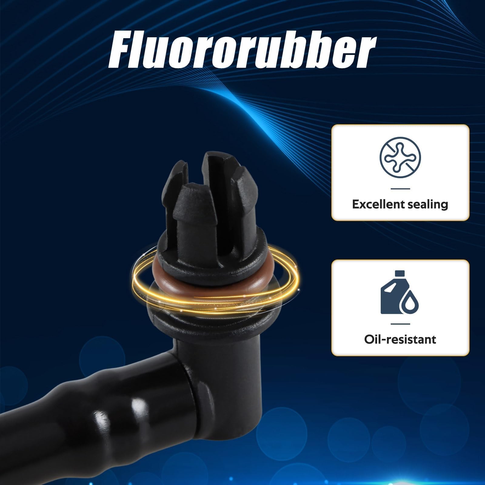 PCV Hose 2.4L Compatible with Chevrolet Equinox GMC Terrain 2010-2017
