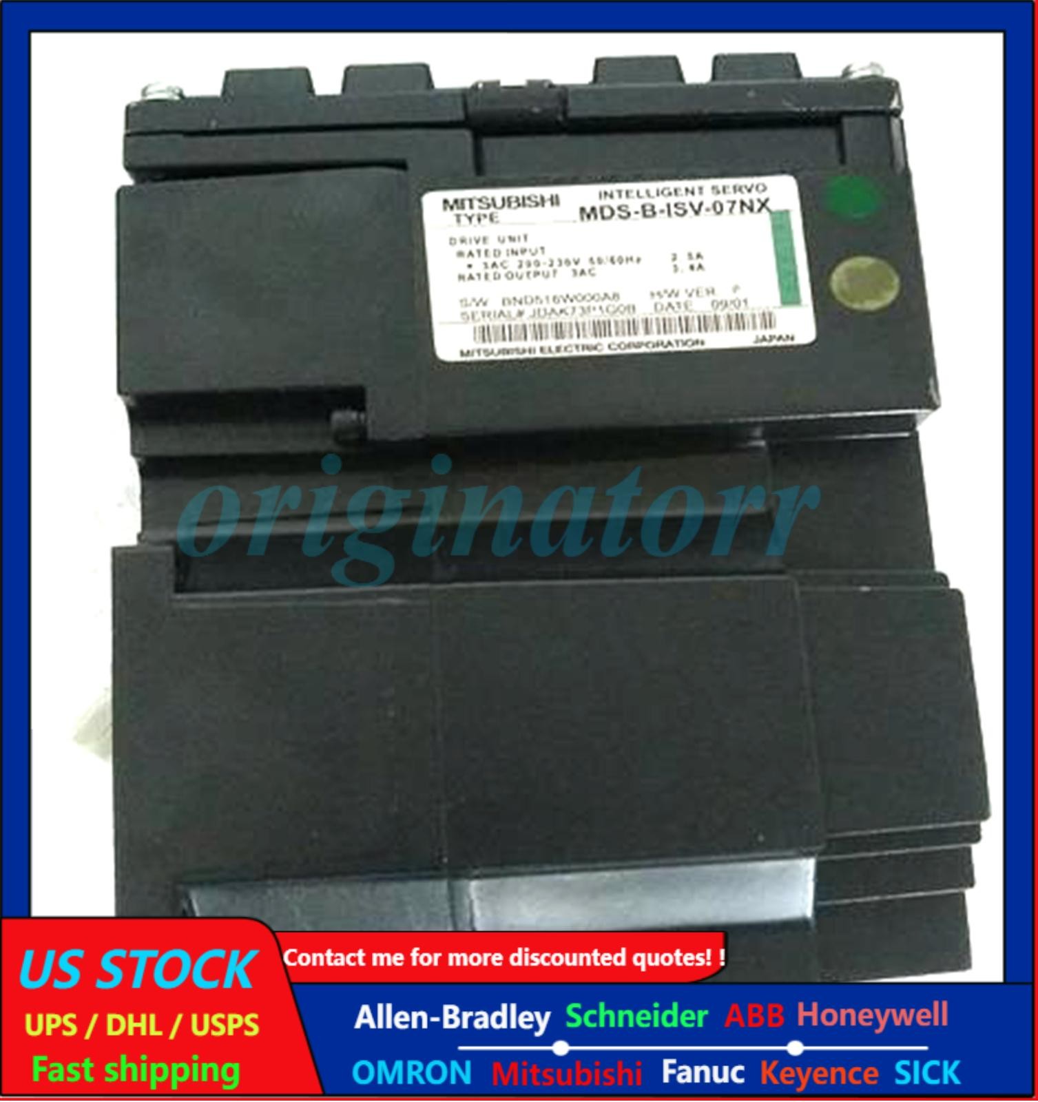 NEW MITSUBISHI MDS-B-ISV-07NX Servo Drive MDSBISV07NX