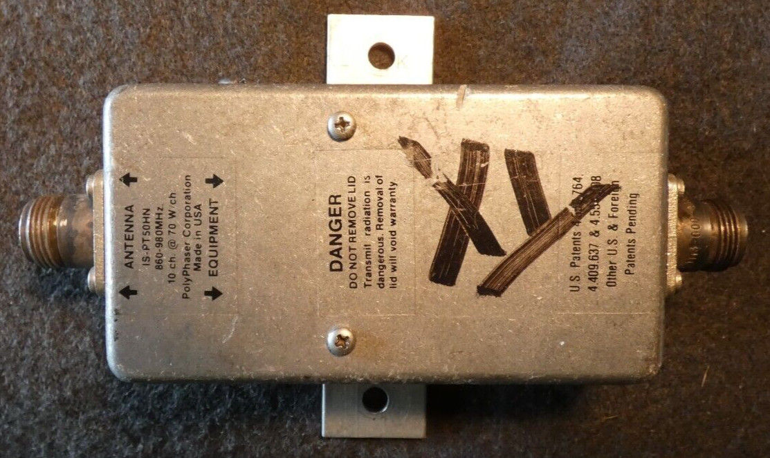Used PolyPhaser IS-PT50HN 860 – 980 MHz