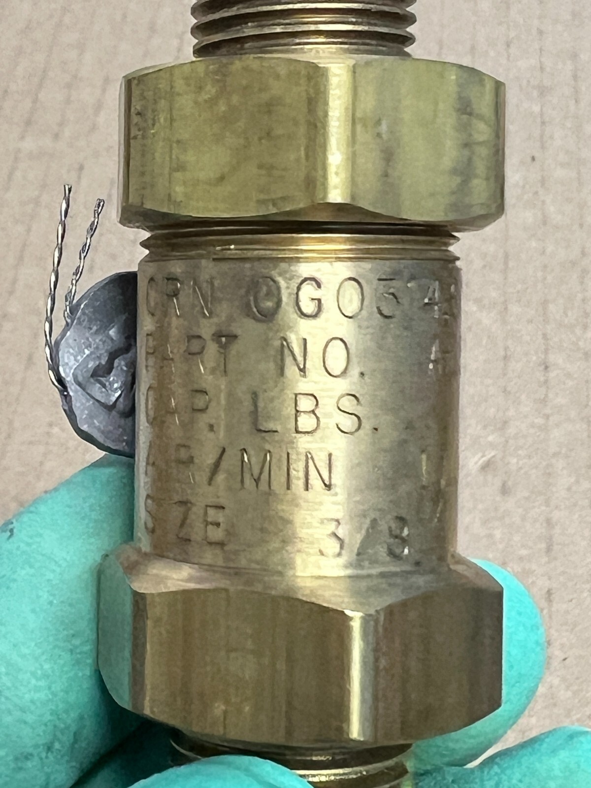 Mueller Industries AJ15502 450 Pound Pressure Relief Valve (New Old Stock)
