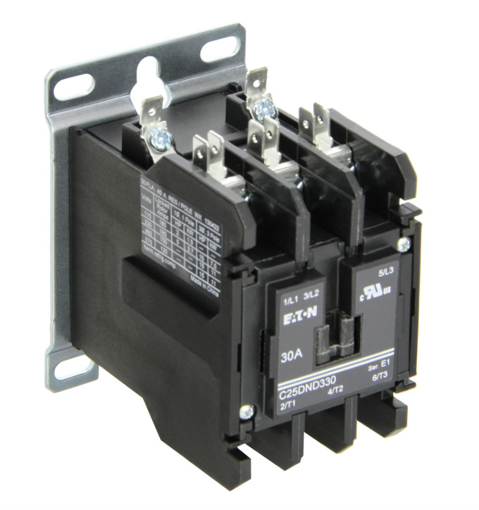 EATON C25DND330B Definite Purpose Contactor, New, 208/240V Coil