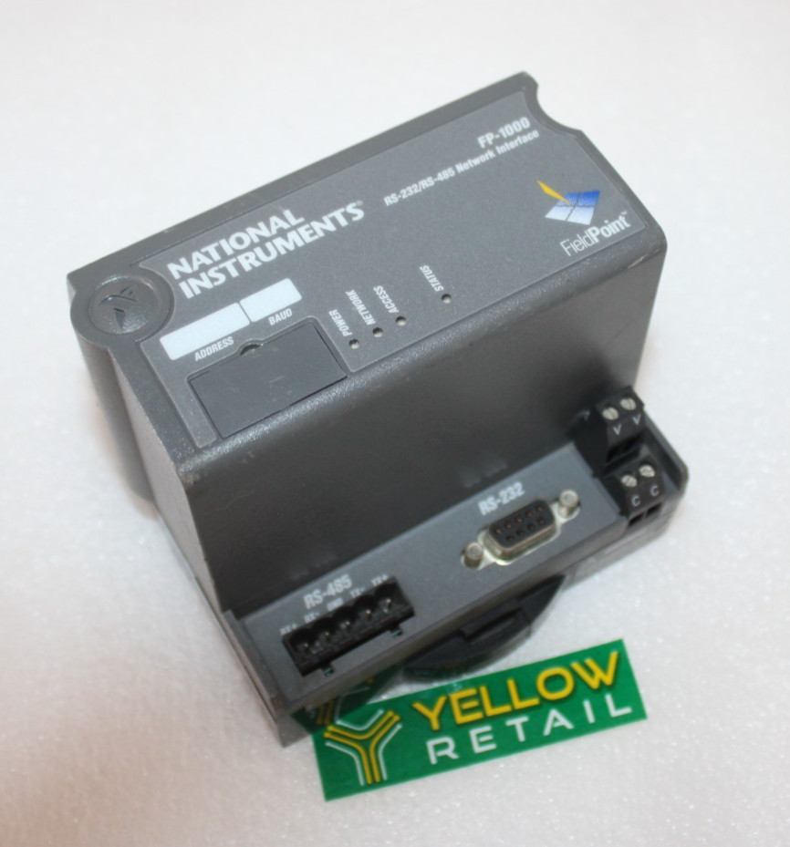 NATIONAL INSTRUMENTS FP-1000 FIELDPOINT NETWORK INTERFACE MODULE 184120F-01
