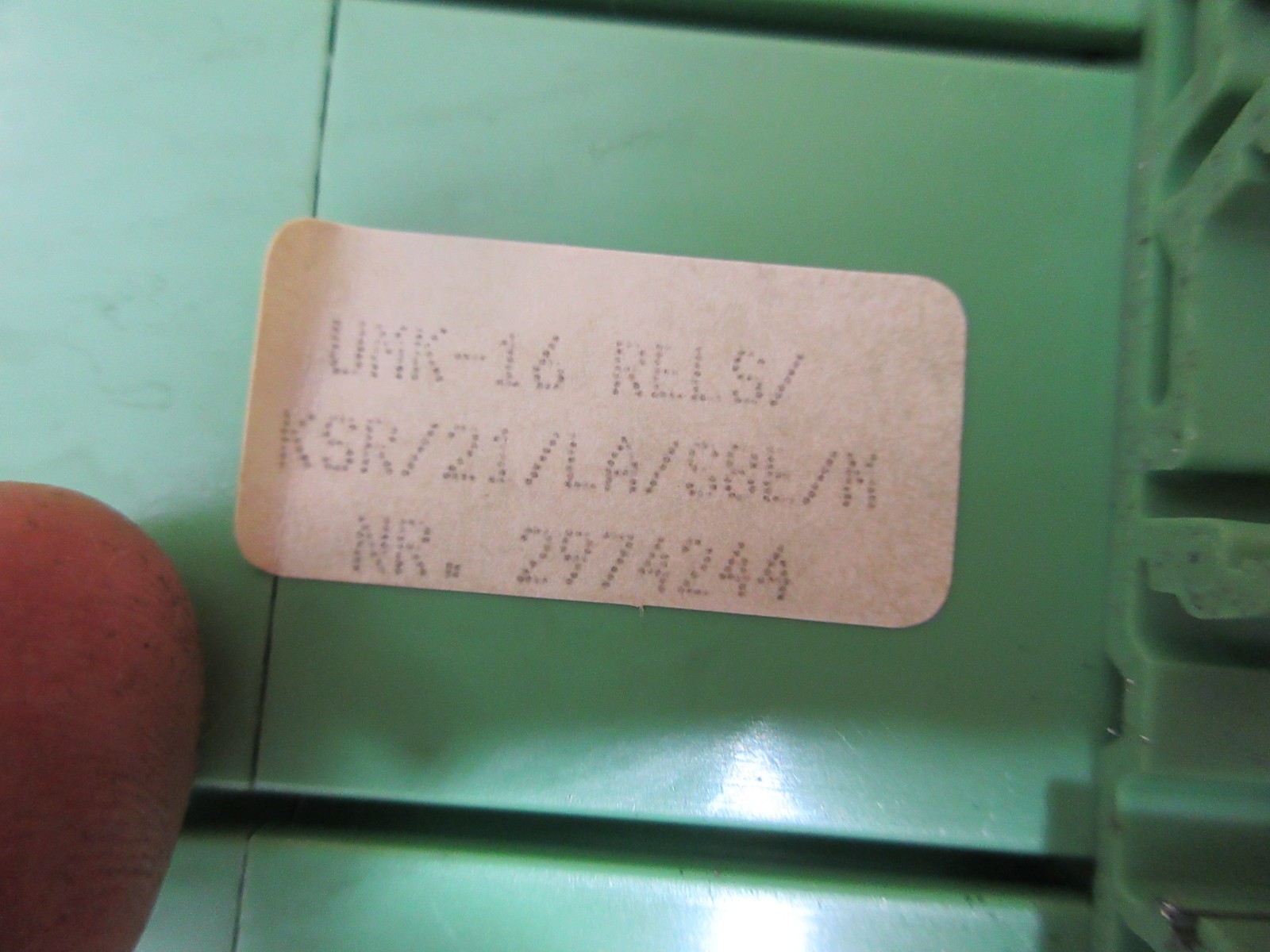 TORNOS BECHLER ENC-164 UMK-16 RELS KSR/21/LA/S8E/M 2974244 LOT OF 2 PIECES