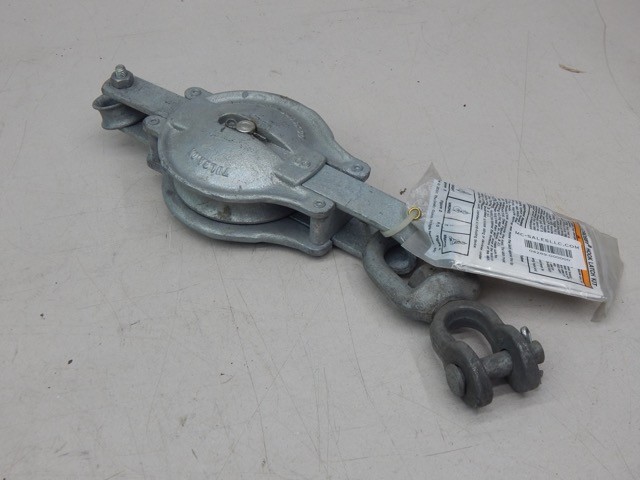 McKissick GGG-B-490, BLK LJ-301-B, 3940000518600 8″ Block Tackle Iron Galvanized