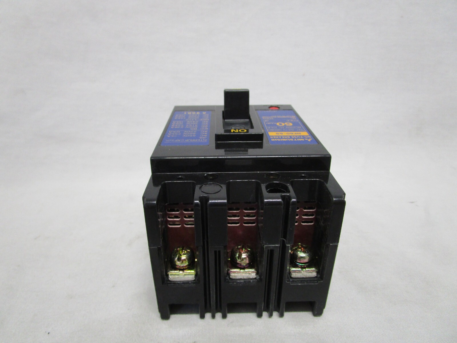 NEW MITSUBISHI NF60-SS NO-FUSE CIRCUIT BREAKER 60A 3P 600V