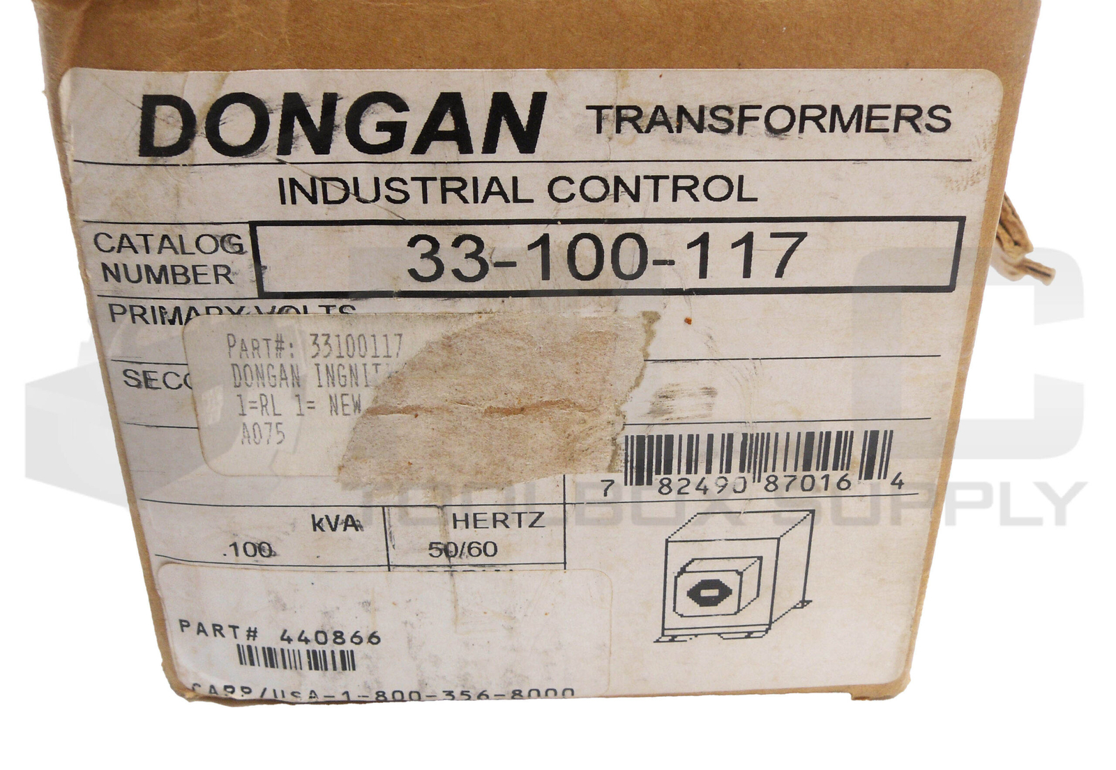 NEW DONGAN 33-100-117 INDUSTRIAL CONTROL TRANSFORMER 240-480V 1PH 50/60HZ *READ*