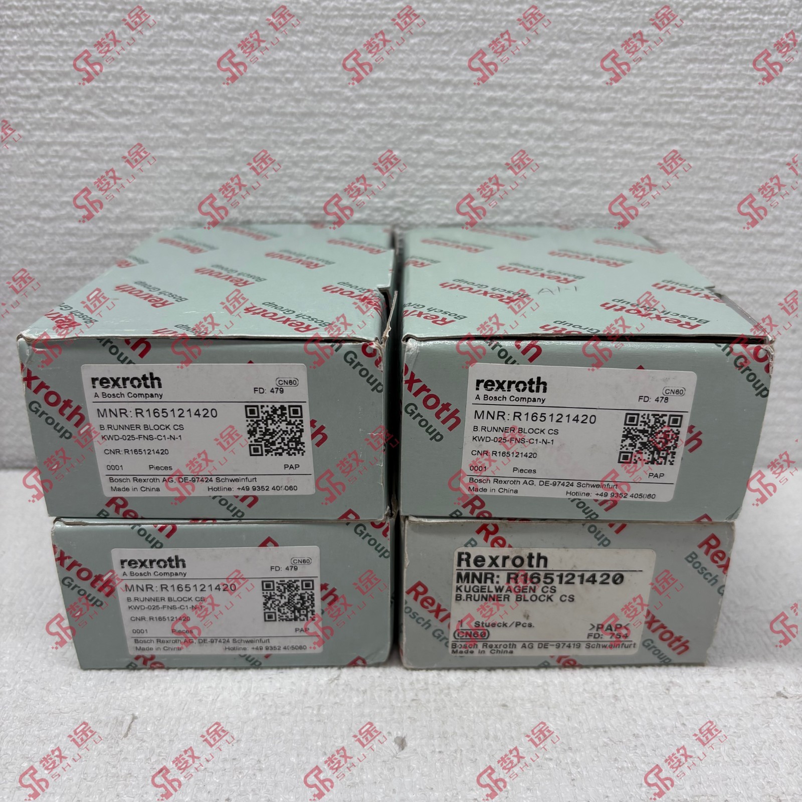 Rexroth R165121420 Linear guide rail slider#1pcs new in box