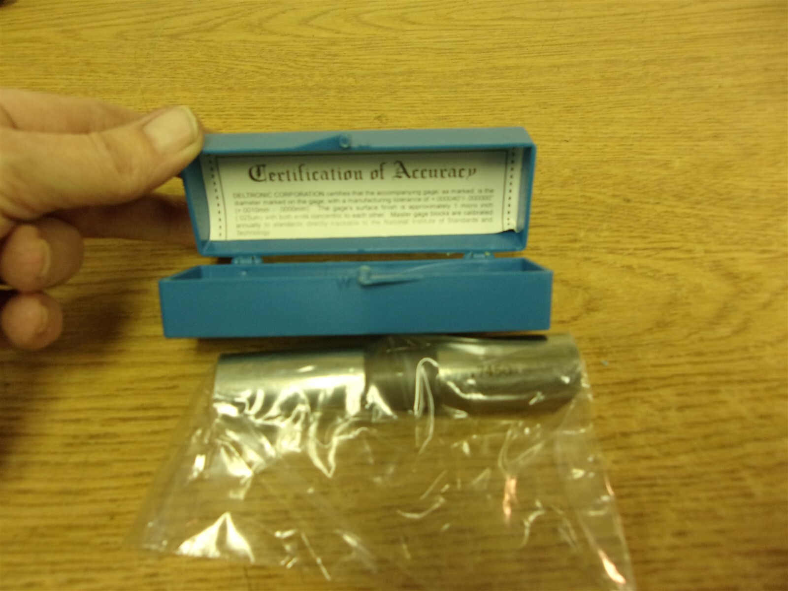NEW Deltronic .7450 Pin Gage *FREE SHIPPING*