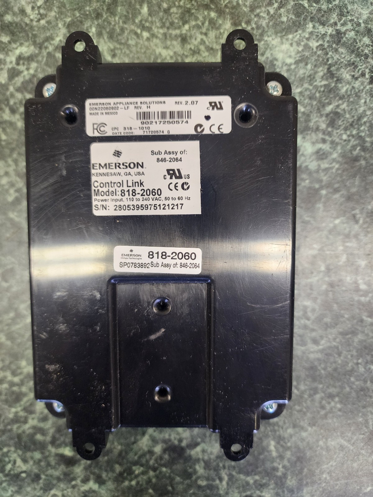 Emerson Climate Control Link Case Display 818-2060 w/ 618-1120 Expansion Board
