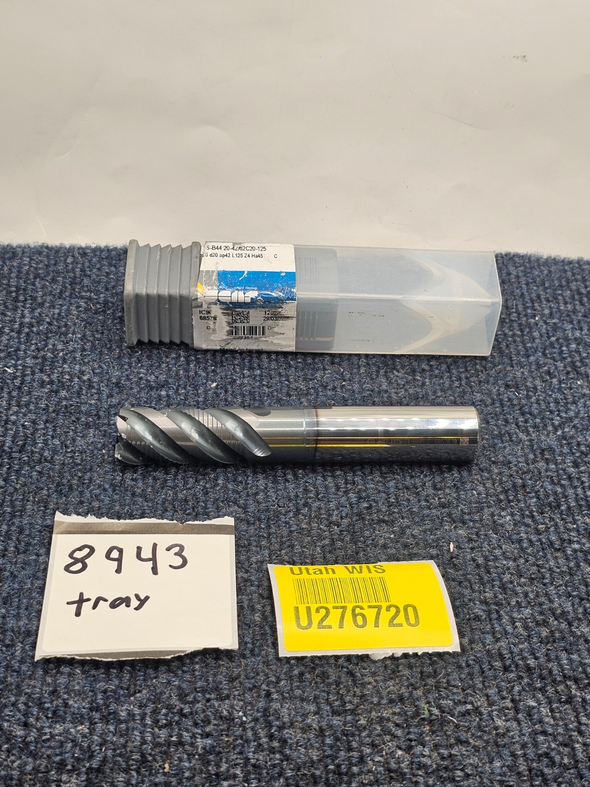 Iscar 622354 S-B44 20-42762c20-125 Square End Mill Solid Carbide