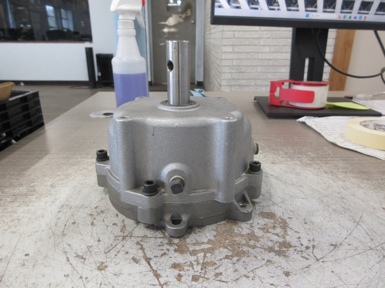 Toledo In-Line Gear Reducer M164-D7H Ratio: 3.20 539.2RPM New Surplus