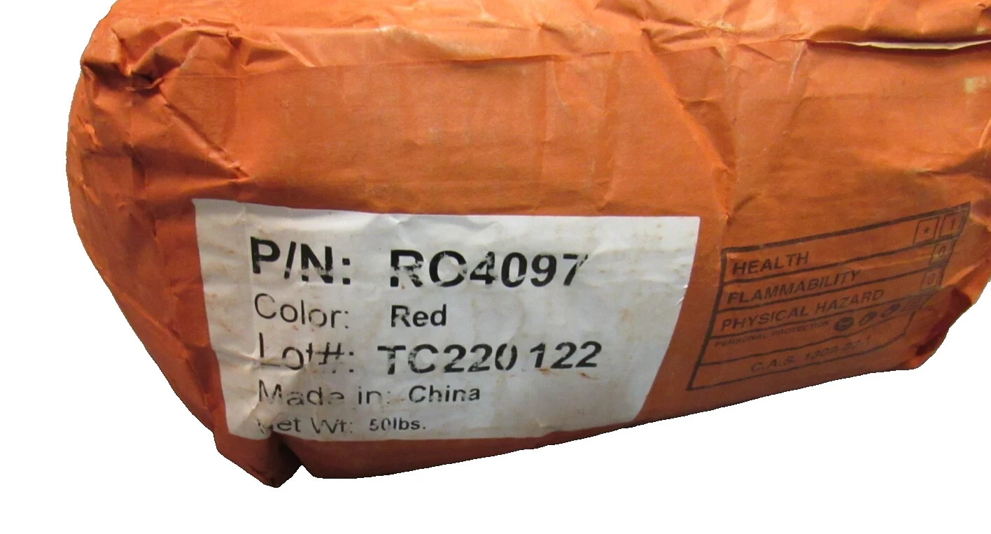 NEW 50lb BAG Kroma Red RO4097 Synthetic Red Iron Oxide Pigment Powder OXERRA