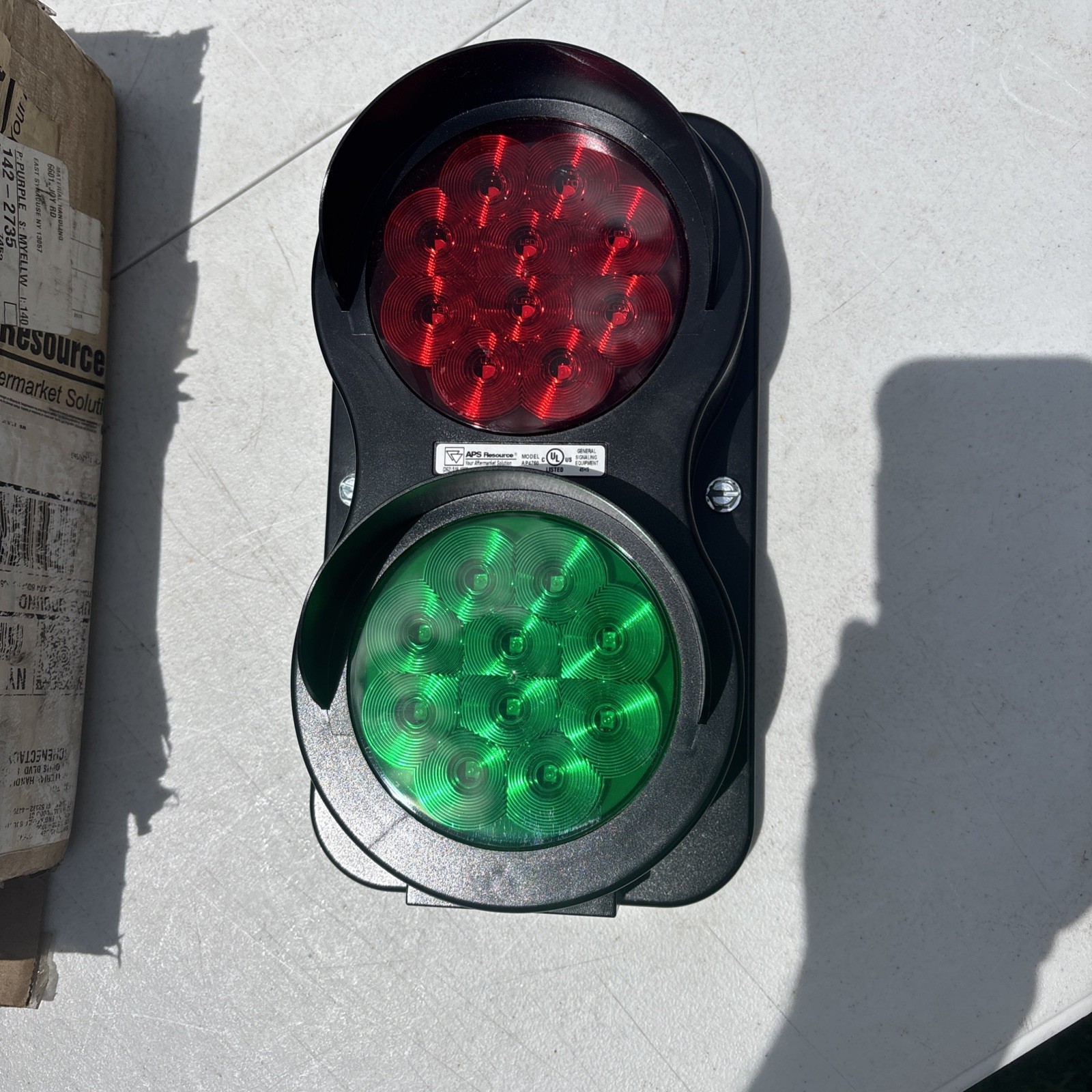APS Traffic Control Visual Signaling Light Red & Green Truck Loading Dock LED