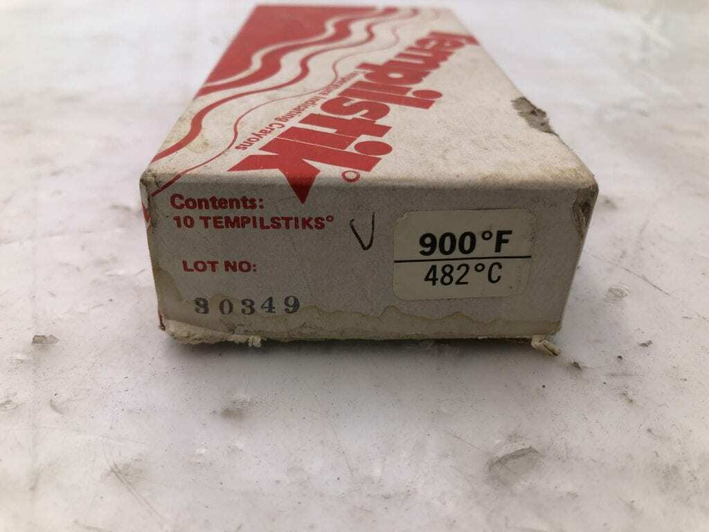 Tempilstik 30349 Temperature Indicating Marker 900°F -NIB of 8