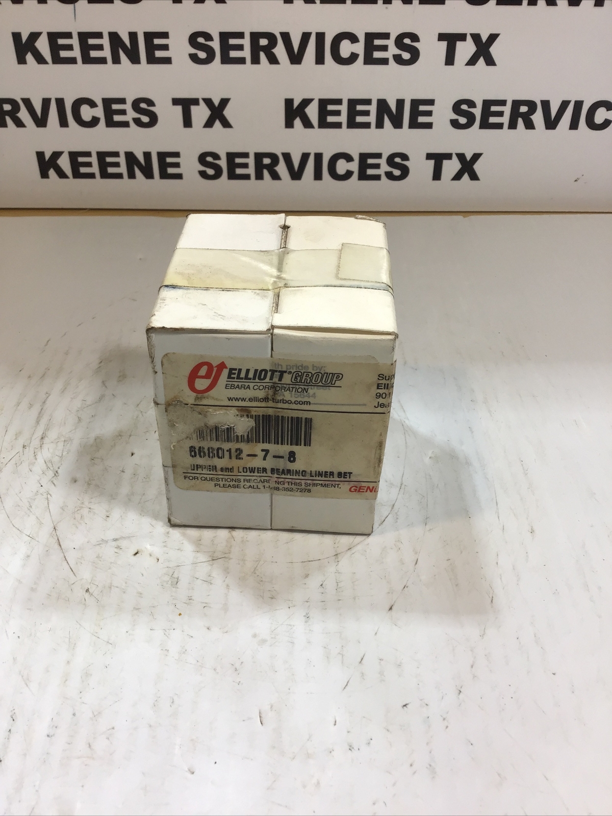 Elliott Group Upper And Lower Bearing Liner Set 668012-7-8