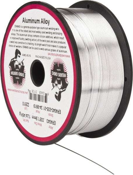 Welder’s Choice ER4043-035-01 MIG Welding Wire: 0.035″ Dia, Aluminum 1 lb