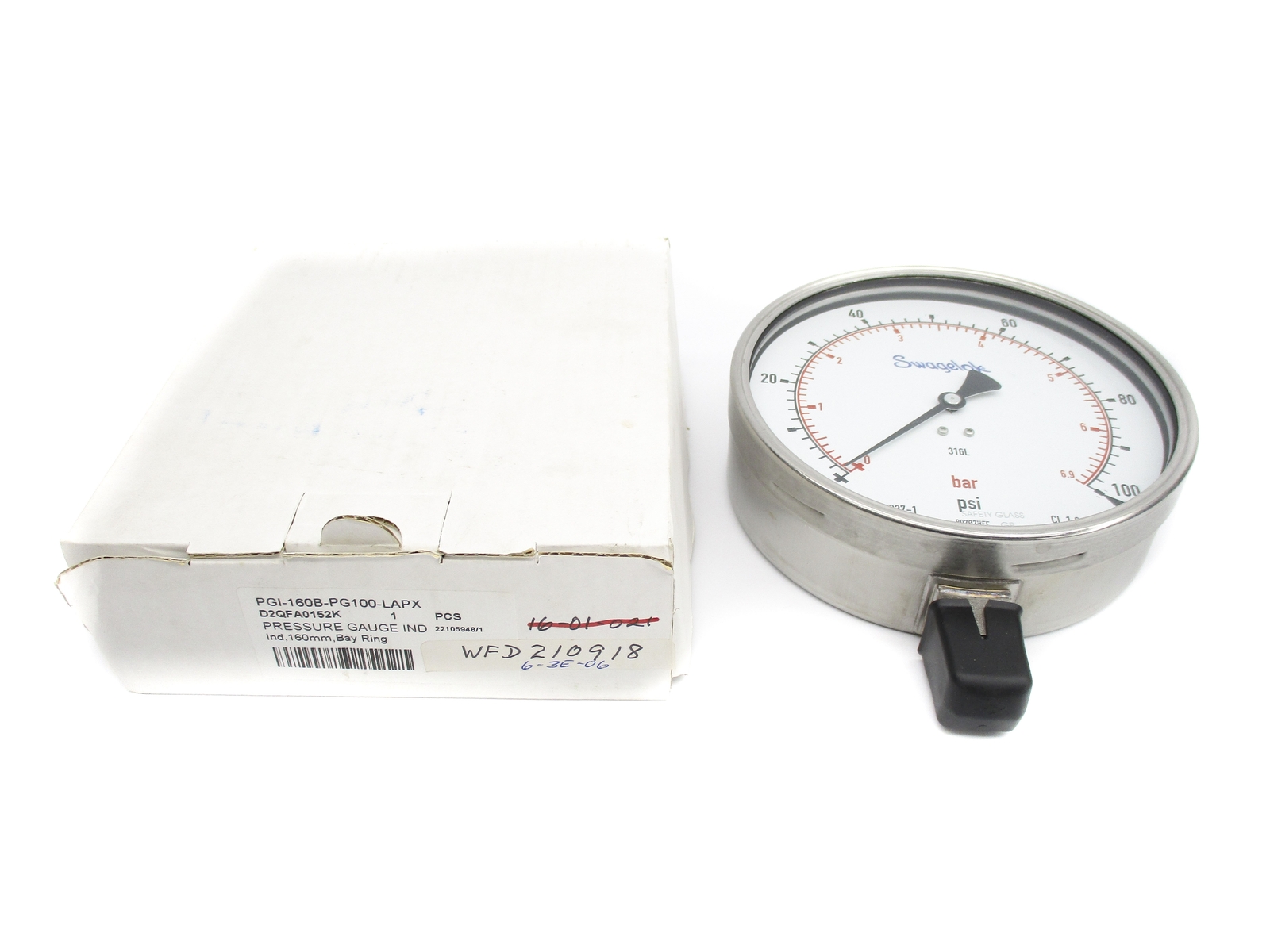 SWAGELOK PGI-160B-PG100-LAPX 0-100PSI NSMP