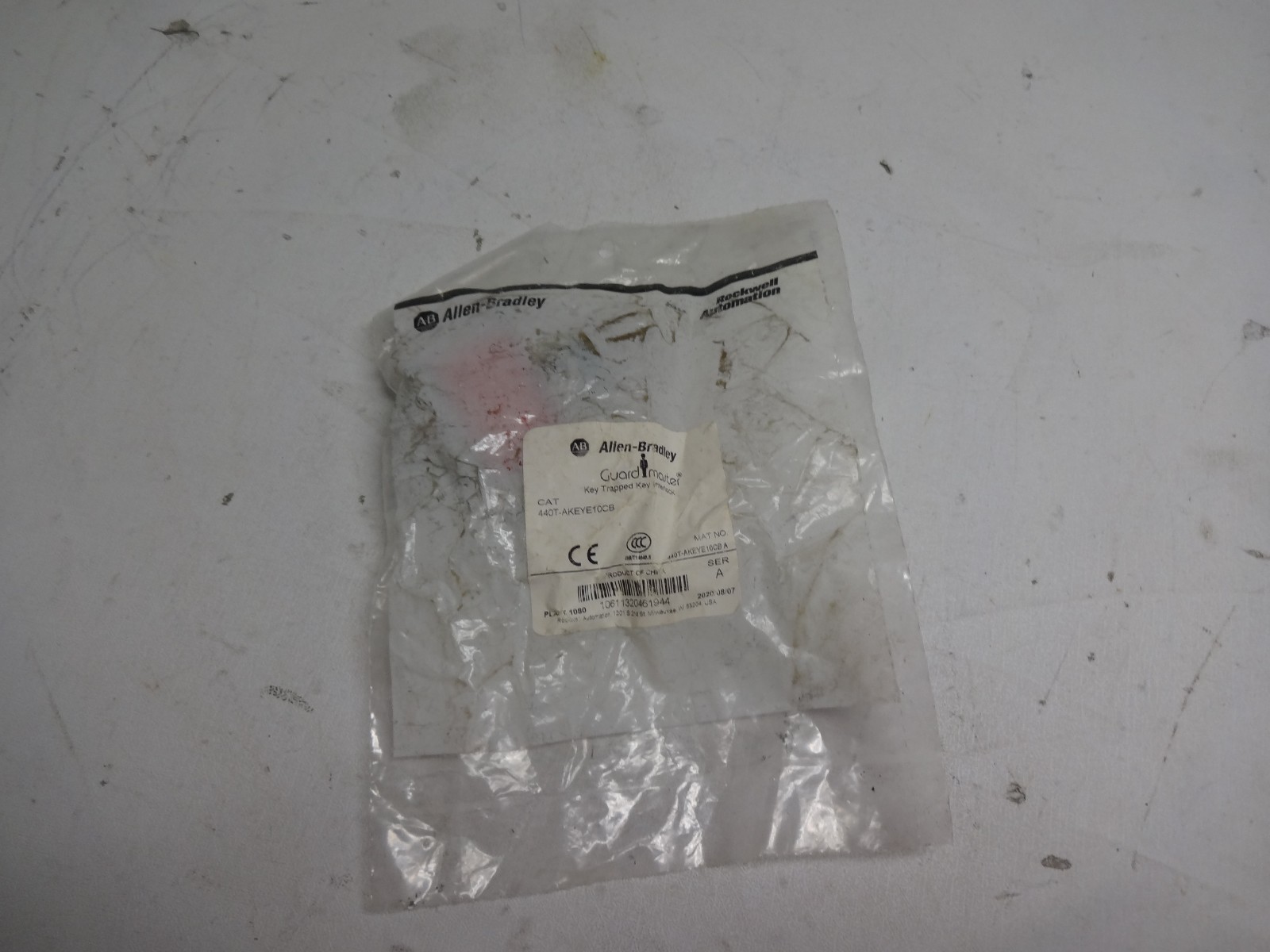 New Allen Bradley 440T-AKEYE10CB Interlock Key “Cb”